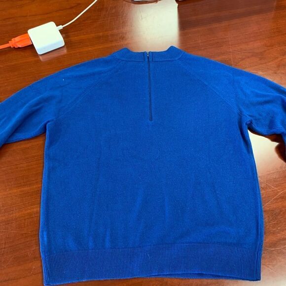 Designer Originals Mock Neck Zip Back Sweater M - Picture 4 of 4